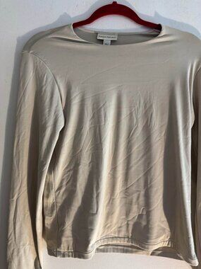 Women’s Banana Republic Soft White/Cream Top Long Sleeve Small